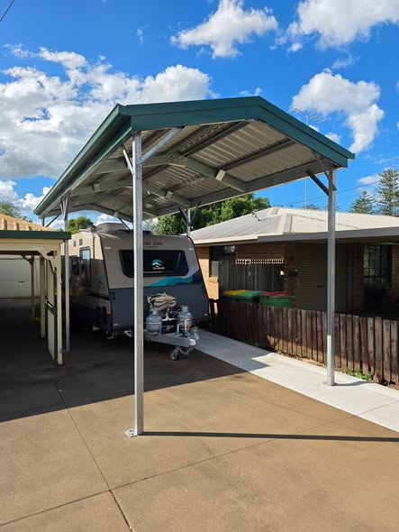Carports built by Darling Downs Sheds